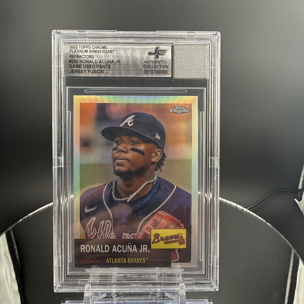 2022 RONALD ACUNA JR Topps - Game Used Pant Swatch #250 BGS‎ Auth